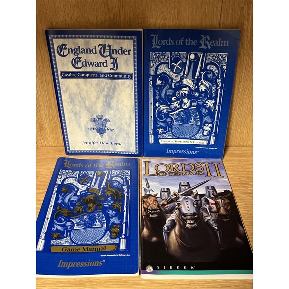 Lords of the Realm Lot 4 Game Manual, Technical supplement & Tutorial & More - Picture 1 of 6